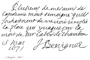 J Benigner, Abate da English School