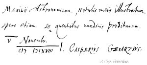 J Casp: Gevartius