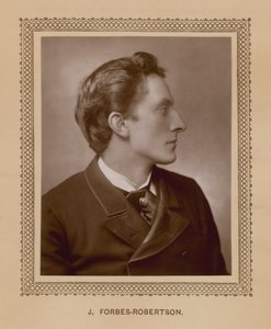 J Forbes-Robertson, da una fotografia scattata appositamente per The Theatre da English School