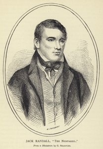 Jack Randall, The Nonpareil, da una miniatura di G Sharples da English School