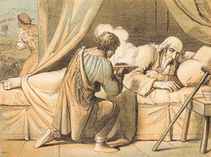 Giacobbe inganna suo padre Isacco
