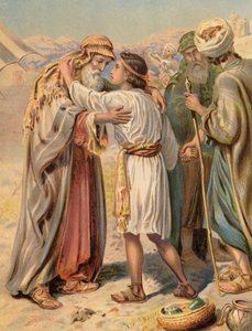 Giacobbe si separa da Beniamino, Genesi, XLIII