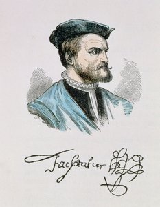 Jacques Cartier (1491-1557) illustrazione dal Volume IV di 