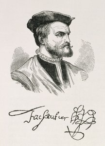 Jacques Cartier (1491-1557) illustrazione dal Volume IV di 