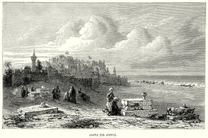 Giaffa (o Joppa) (incisione) da English School