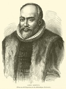 James Arminius (incisione) da English School
