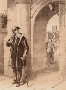 James Bird, "Suo padre un giorno passando, e vedendo il volto di suo figlio" da English School