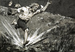 James Bruce corre verso quello che pensava fosse il Nilo Azzurro