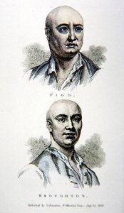 James Figg e Jack Broughton, da una stampa pubblicata nel 1812 da English School