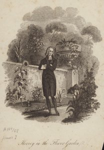 James Hervey nel giardino fiorito da English School