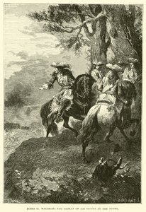 Giacomo II assiste alla sconfitta delle sue truppe al Boyne da English School