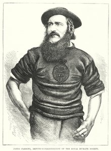 James Parsons, Vice-Sovrintendente della Royal Humane Society