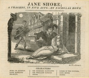Jane Shore, una tragedia in cinque atti da English School