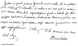 Jean Bourdelot da English School