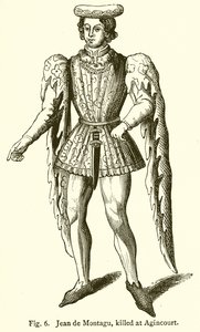Jean de Montagu, ucciso ad Agincourt da English School
