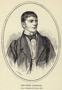 Jem Ward, campione, dal dipinto di Patten, 1826 da English School