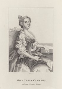 Jenny Cameron, Flora Macdonald (incisione) da English School