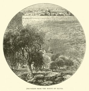 Gerusalemme dal Monte degli Ulivi da English School
