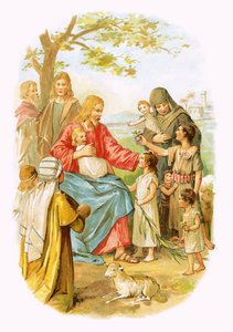 Gesù benedice i bambini