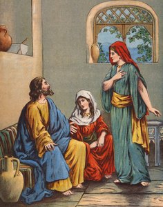 Gesù nella casa di Marta e Maria