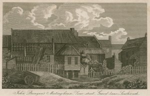 Casa di riunione di John Bunyan, Zoar Street, Gravel Lane, Southwark da English School