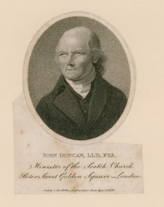 John Duncan, Ministro della Chiesa Scozzese, Peter Street, Golden Square, Londra da English School