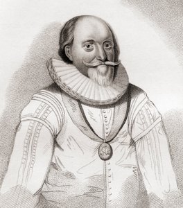John Erskine, 2°/19° Conte di Mar, c.1558-1634. Politico scozzese. Da Iconographia Scotica o Ritratti di Persone Illustri di Scozia, pubblicato nel 1797. da English School