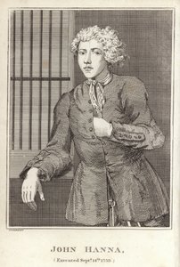 John Hanna, giustiziato il 14 settembre 1739