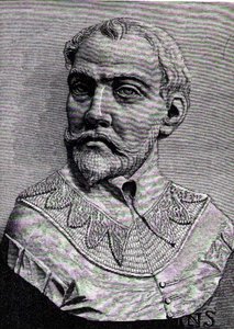 John Hawkins (1532-95) illustrazione dal Volume III di Narrative and Critical History of America, 1886 da English School