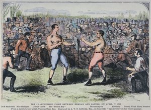 John Heenan contro Tom Sayers da English School