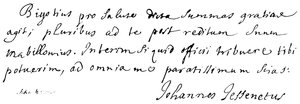 John Jessenet da English School