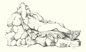John Keats: Illustrazione per Endimione (incisione) da English School