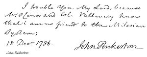 John Pinkerton da English School