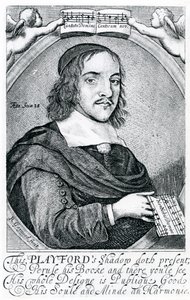 John Playford (1623-c.1686) (incisione) da English School
