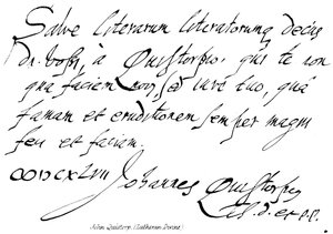 John Quistorp (Divino Luterano) da English School