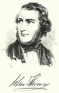 John Thomas, il noto scultore e modellatore (incisione) da English School
