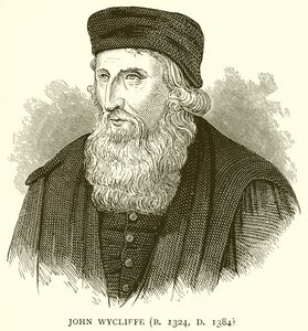 John Wycliffe (n. 1324, m. 1384) da English School