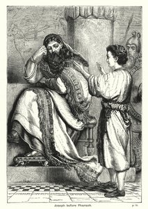 Giuseppe davanti al Faraone (incisione) da English School