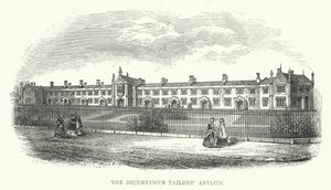 Asilo dei sarti, Haverstock Hill, Londra (incisione) da English School
