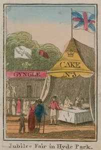 Fiera del Giubileo a Hyde Park, 1814 da English School
