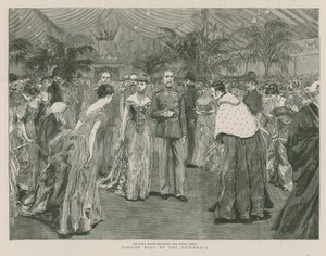 Ballo del Giubileo al Guildhall, Londra; Il Lord Sindaco riceve la Famiglia Reale da English School