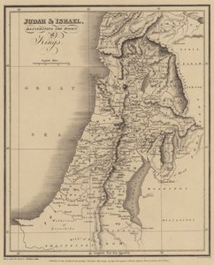 Giuda e Israele, illustrazione dei libri dei Re (incisione) da English School