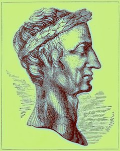 Giulio Cesare, illustrazione da The Illustrated History of the World, pubblicato c.1880 da English School