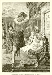 Giulio Cesare rifiuta la corona offerta da Antonio