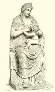 Giunone che allatta Ercole (Statua in Vaticano) da English School
