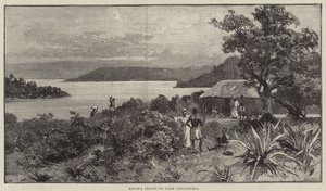 Isola di Kavala sul Lago Tanganica (incisione) da English School