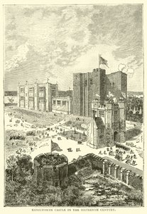 Castello di Kenilworth nel XVI secolo da English School