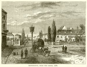 Kennington, dal Verde, 1780 da English School