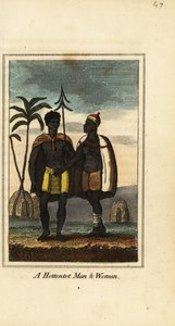 Uomo e donna Khoikhoi, Sudafrica