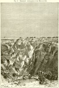 Kimberley: Aspetto della Miniera nel 1880